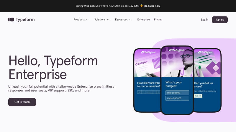 Typeform | Which 50